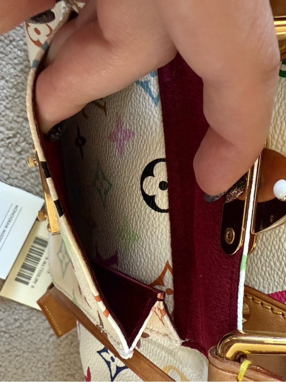 Louis Vuitton Original Murakami Multicolor Monogram Speedy 30 - Picture 9 of 16